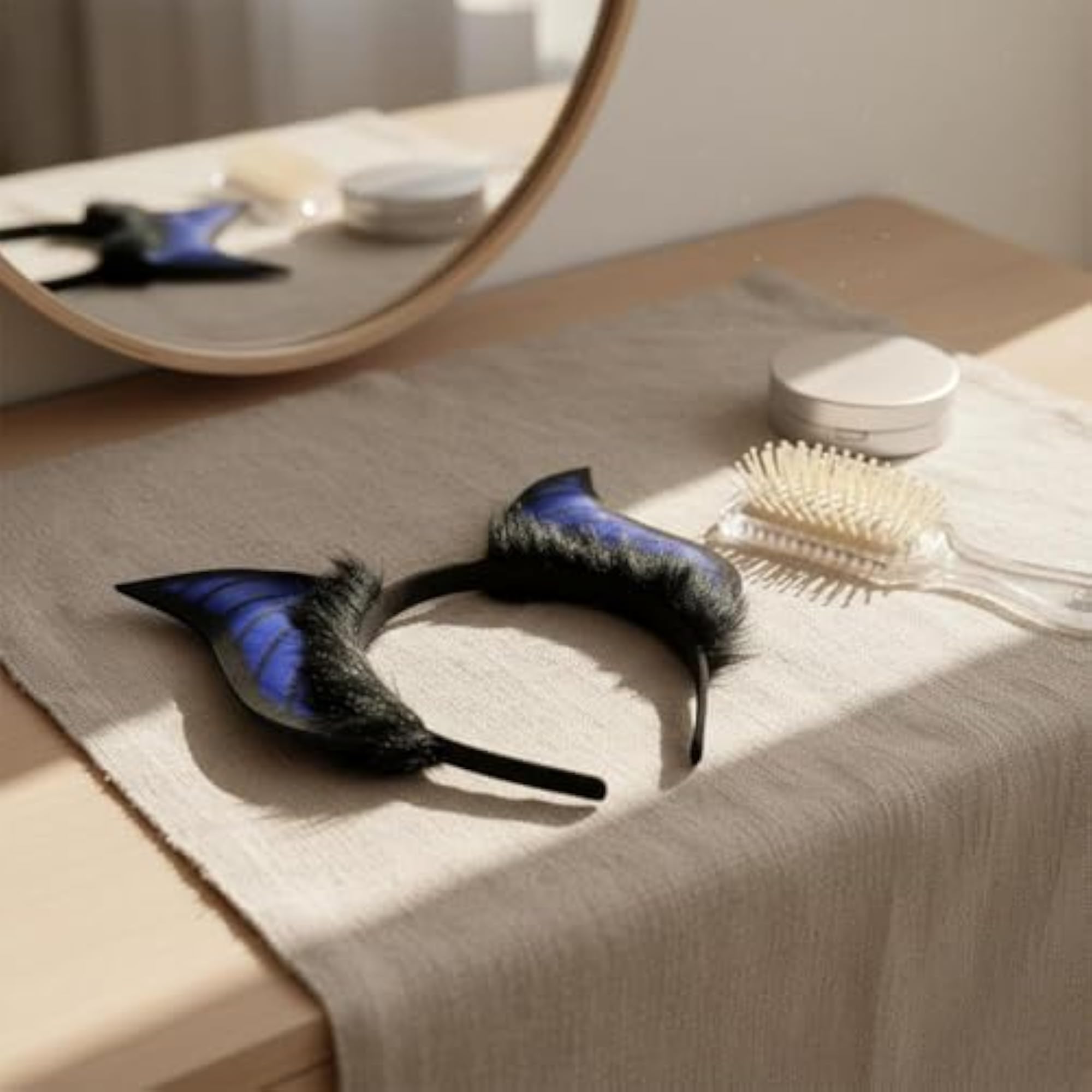 Nocturnal Ear Headband, Gothic Comfortable Fit